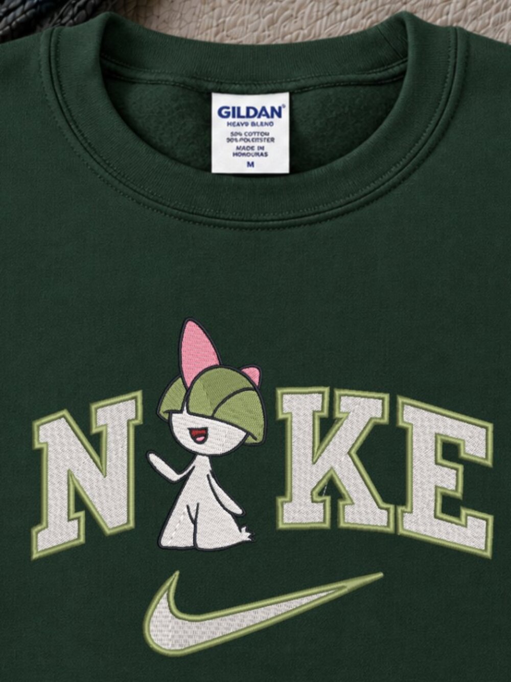 Nike Pokemon Raltz Sweatshirt Embroidered Adult Unisex Crewneck Gaming Anime